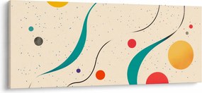 Tablou - Ilustrație colorată minimalistă (120x50 cm)