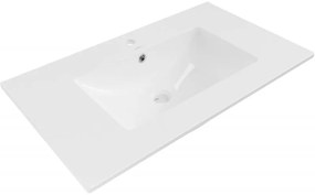 Mexen Atena chiuvetă încastrată în blat 80 x 46 cm, albă - 25018000
