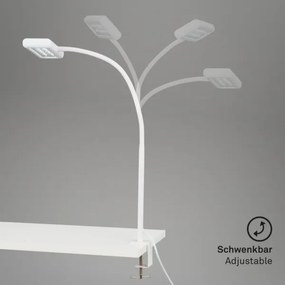 Lampă LED flexibilă de masă cu clemă Brilo TRASNA LED/7,5W/230V alb