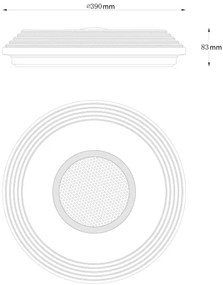 Plafonieră LED dimabilă LED/24W/230V 2700-6500K Globo 41293-24 + telecomandă