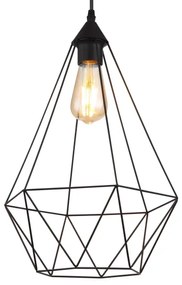 Lustră pe cablu Globo 15745H1 ZACHARY 1xE27/60W/230V d. 30 cm