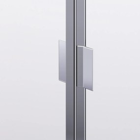Cabina de dus 80x120 cm, cu usa pliabila culisanta, crom, Ronal Divera 800 mm, 1200 mm, Crom
