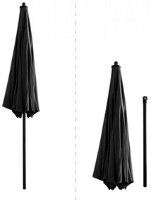 Umbrela de gradina Muhler, 2,7m, gri 1006079
