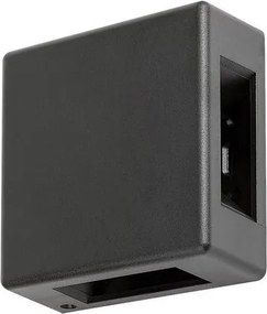 Aplica LED iluminat exterior ambiental IP54 Lippa negru