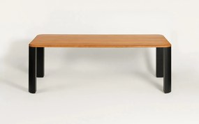 Masă lemn masiv dining, 220 × 100 × 74 cm
