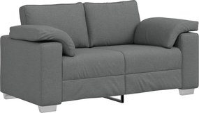 vidaXL Canapea Gri închis 160 x 80 x 82 cm țesătură