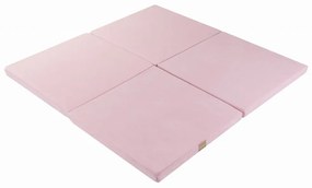 Saltea de joacă pentru copii roz-deschis 120x120 cm – Meowbaby
