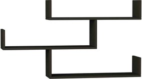 Raft TIBET, gri antracit, PAL melaminat, 120x22x67 cm