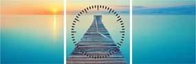 Tablou - Dig spre infinit (cu ceas) (90x30 cm)