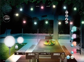 Decoratiuni exterior 9,5m, 20becuri multicolor LED Nirvana 3401 GL