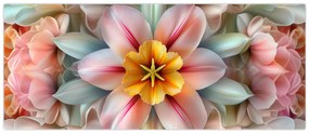 Tablou - Floare caleidoscopică (120x50 cm)