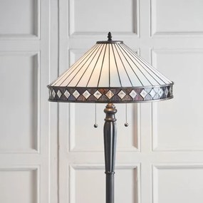 Endon 70936 - Lampă de podea Tiffany FARGO, 2xE27/60W/230V, Ø 50 cm