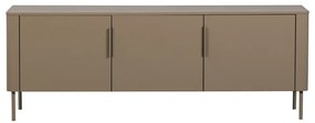 Comodă TV taupe din lemn de pin 154x56x44 cm Gunnar – WOOOD
