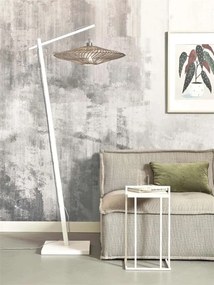 Lampadar eco din bambus cu ratan Zanzibar L white/55cm, white