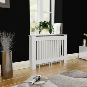 Masca de calorifer incalzire, dulap radiator, alb, 112 cm, MDF