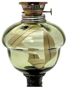 Lampă cu petrol BARBORA 54 cm verde pădure