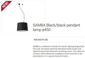 Lustra pendul moderna design elegant CONGA negru 64314-56