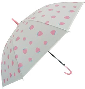 Tulimi Umbrelă cu băţ pentru copii Căpșună - roz