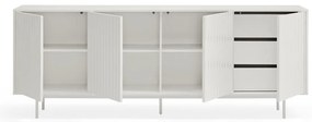Comodă albă joasă 211x80 cm Sierra – Teulat