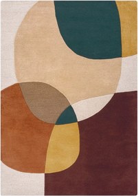 Covor mov țesut manual din lână 120x170 cm Glow Purple Multi – Flair Rugs