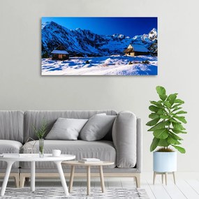 Tablou canvas Case în munții tatra