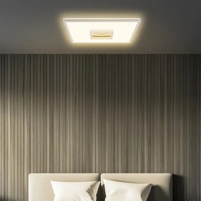 Briloner 3848014 - Plafonieră LED TORO LED/18W/230V 42x42 cm crom mat