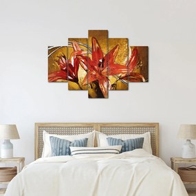 Tablou cu flori de crini (150x105 cm)