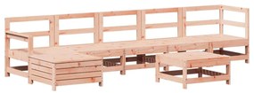3250618 vidaXL Set mobilier de grădină, 7 piese, lemn masiv douglas