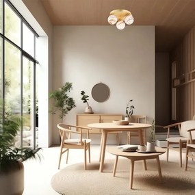 Plafonieră Argon 6290 FABIO 3xE14/7W/230V auriu