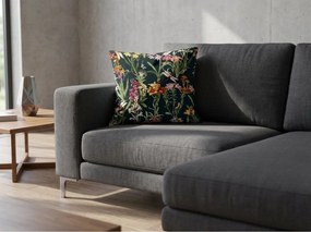 Fata de perna din microfibra MYSTIC GARDEN 45x45 cm, verde inchis