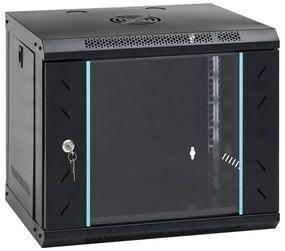 vidaXL Dulap de rețea montat pe perete 9U 19&quot; IP20 53x40x45 cm