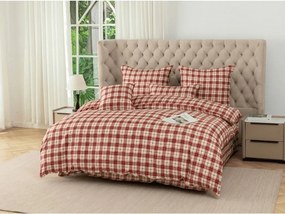 Lenjerie de pat din flanel TARTAN HEART colorata Dimensiune lenjerie de pat: 2 buc 70 x 90 cm | 200 x 220 cm