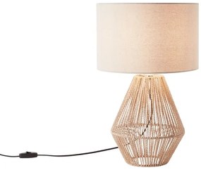 Lampă de masă Brilliant LARAINE 1xE27/42W/230V bej
