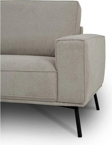 Colțar grej cu tapițerie din chenille (cu colț pe partea stângă/în formă de ”L”) Amsterdam – Scandic