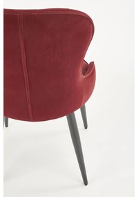 Scaun de bucaterie Rilla, visiniu / negru