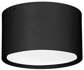Plafonieră LED/24W/230V neagră d. 15 cm