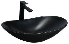 Lavoar Royal negru mat ceramica sanitara – 61,5 cm