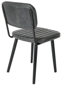 Scaun de dining negru Jake Worn – White Label