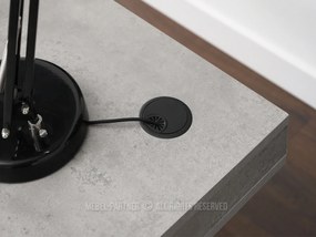 Masă PC Osto 120 (beton + negru). 1109821