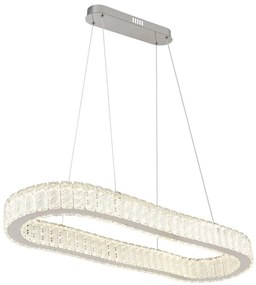 Lustra suspendata cu telecomanda design modern Mucky crom