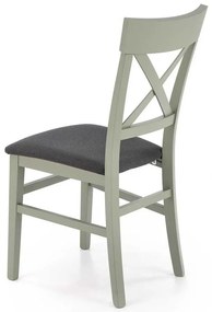 Scaun de bucătărie Rebecca, negru / verde