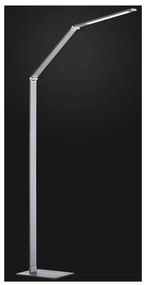 Lampadar argintiu LED cu intensitate reglabilă (înălțime 133 cm) Geri – Fischer &amp; Honsel