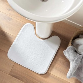 Covoraș de baie alb pentru WC 45x45 cm Vitamine – douceur d'intérieur