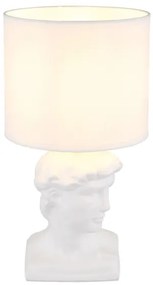 Lampă de masă Globo 21732W HERMES 1xE14/40W/230V alb