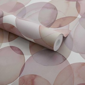 Tapet Honesty, Shell Pink Luxury Geometric, 1838 Wallcoverings, 5.3mp / rola