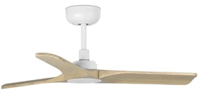 Ventilator de tavan cu telecomanda HEYWOOD S alb/lemn artar