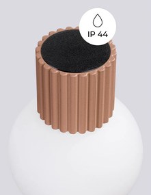 Aplică de perete maro deschis ø 12 cm Orbital – Sollux