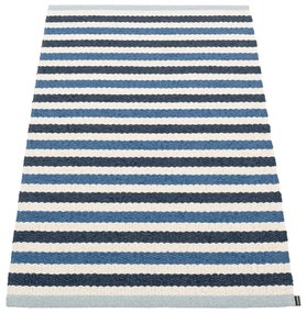 Covor pentru exterior și interior albastru/crem 70x120 cm Teo Denim – Pappelina