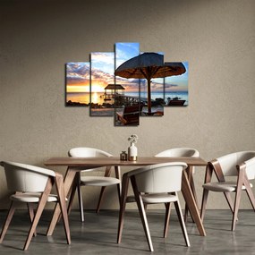 Tablou - Apus de soare în Mauritius (150x105 cm)