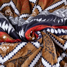 decoDoma Set blăniţă miel AZTEC 2 buc